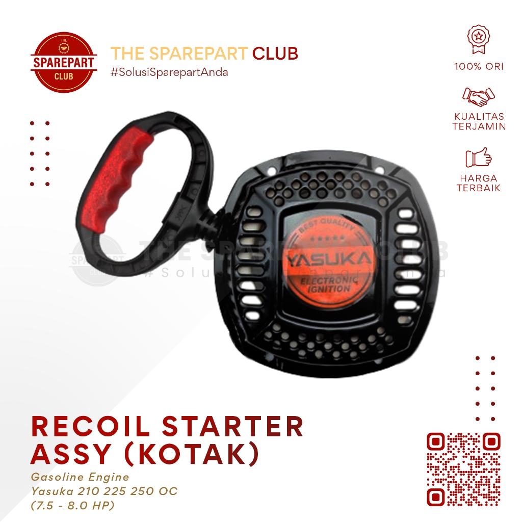 Kap Stater Tarikan Engkol Engine Yasuka GX 210 225 250 Recoil Starter