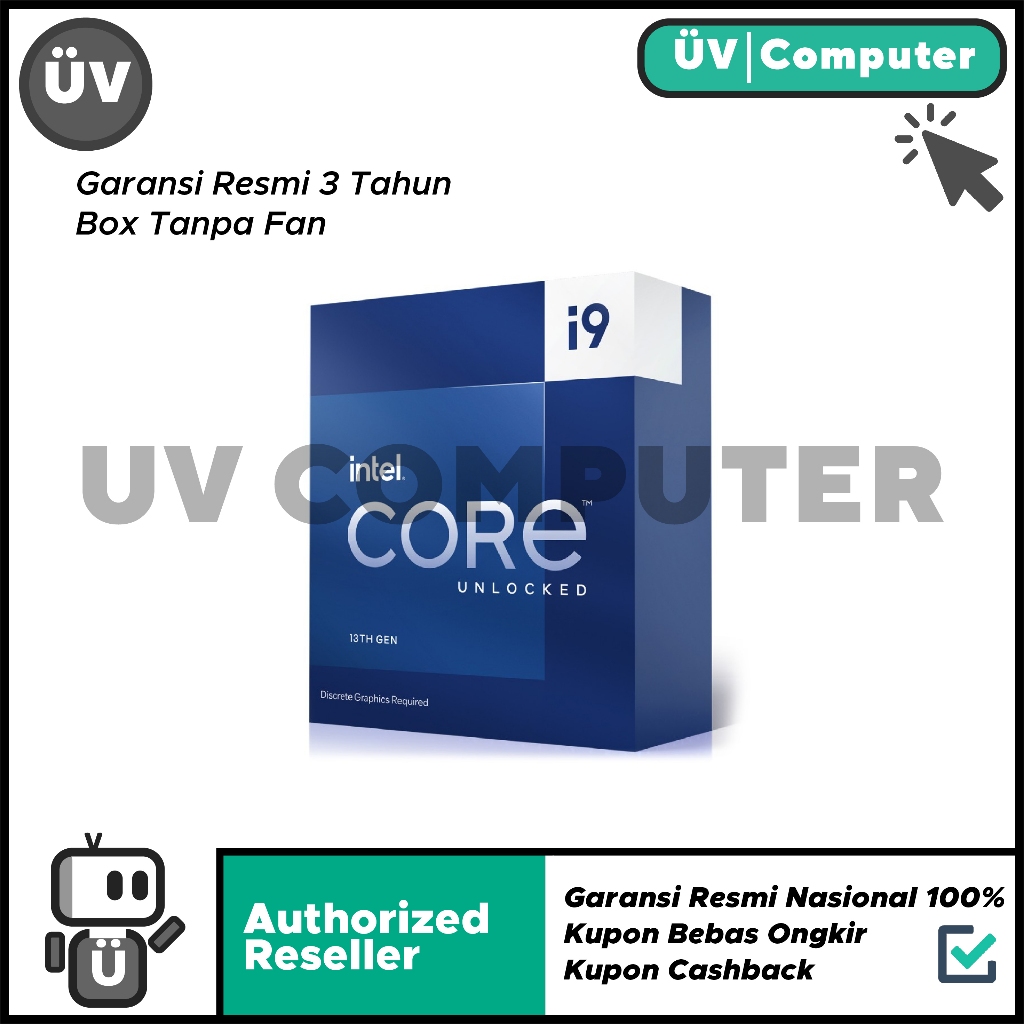 Processor CPU Intel i9-13900K LGA1700 Raptor Lake BOX Resmi