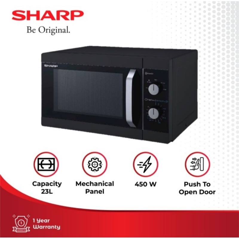 MICROWAVE SHARP R223MABK MICROWAVE OVEN 23 LITER
