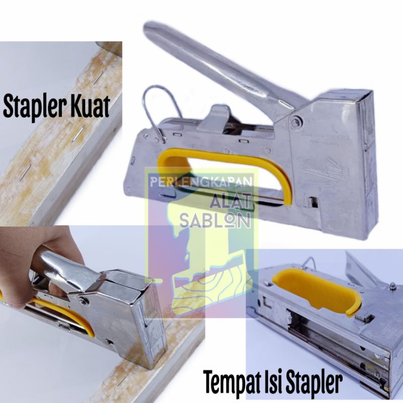 

STAPLER TEMBAK GUN TACKER ALAT TEMBAK KAYU STAPLES