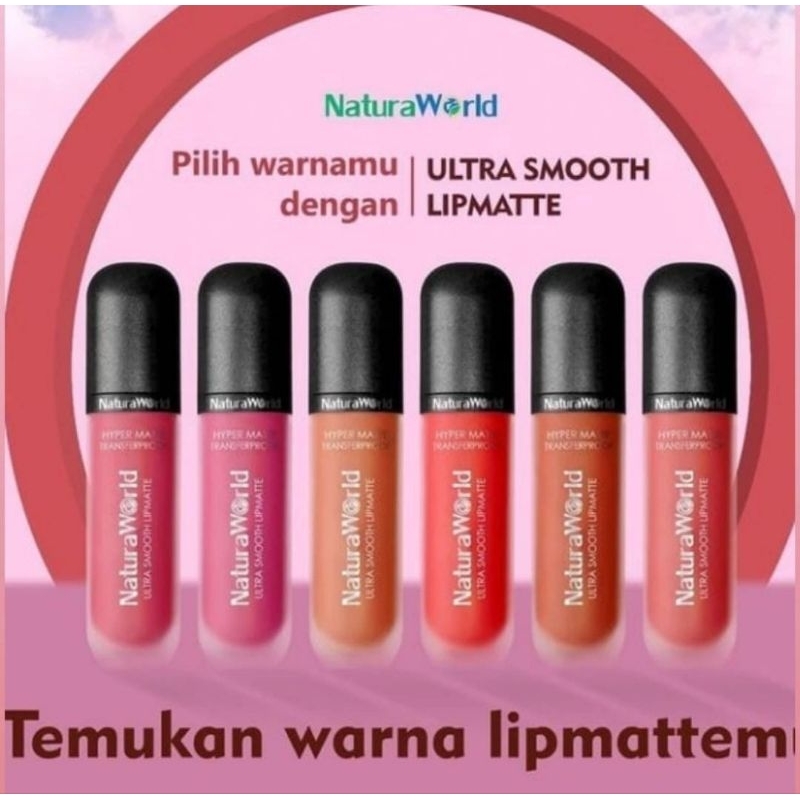 LIP MATTE NATURAWORLD 100% ORIGINAL