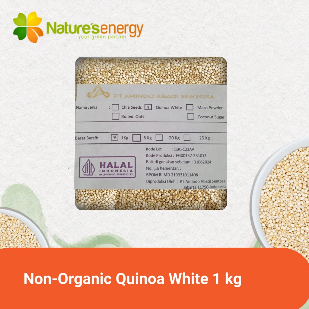 

Non Organic Quinoa White 1kg