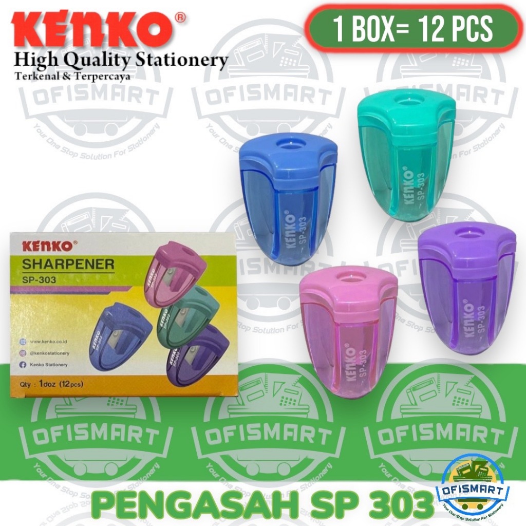 

Kenko Serutan Pengasah Pensil SP 303 | @1Ktk=12PCs