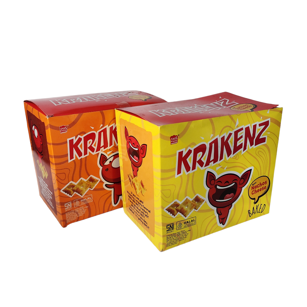 

Tays Krakenz krekers - Netto 250gr(10 bks x 25gr)