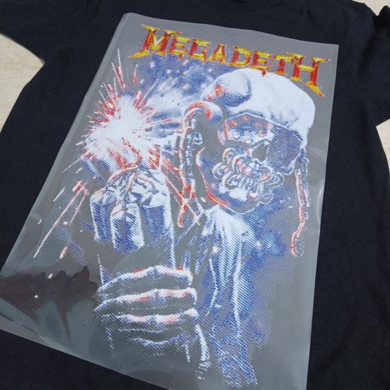 SABLON DTF BAND MEGADETH SABLON RASTER DTF