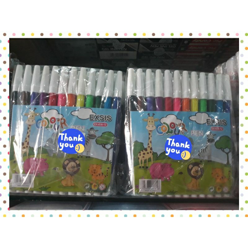 

Spidol warna isi 12