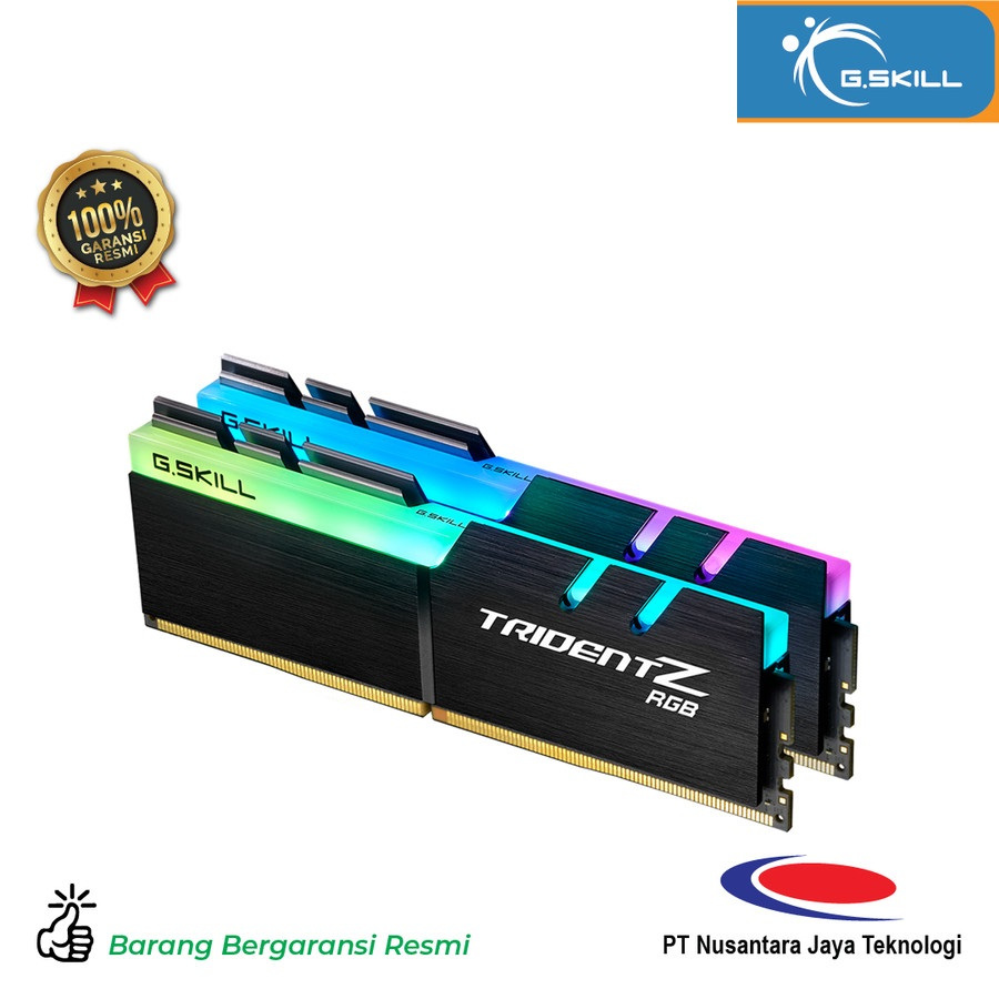 G.Skill Memory F4-4000C17D-16GTZRB Trident Z RGB DDR4-4000MHz 16GB 2x8GB Memory Ram