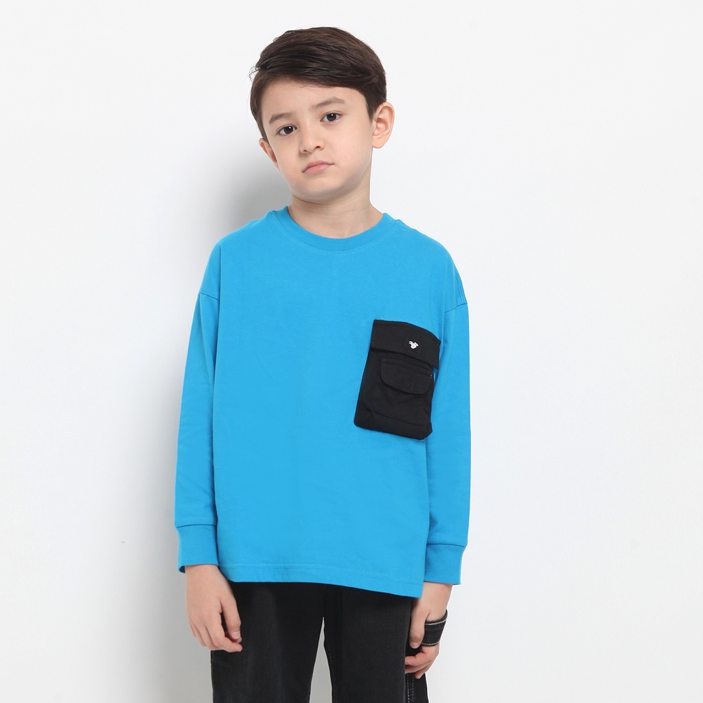 Baihaqi Kids Kaos Oversized Lengan Panjang BTK05