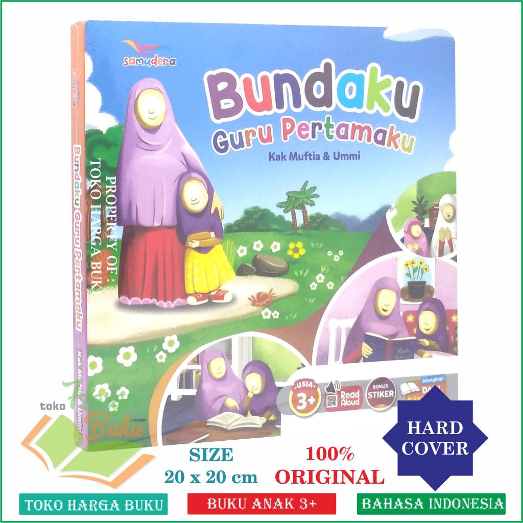 Foto Bundaku Guru Pertamaku BOARDBOOK FULL COLOR Buku Anak Usia 3+ Parenting Penerbit Pustaka Arafah