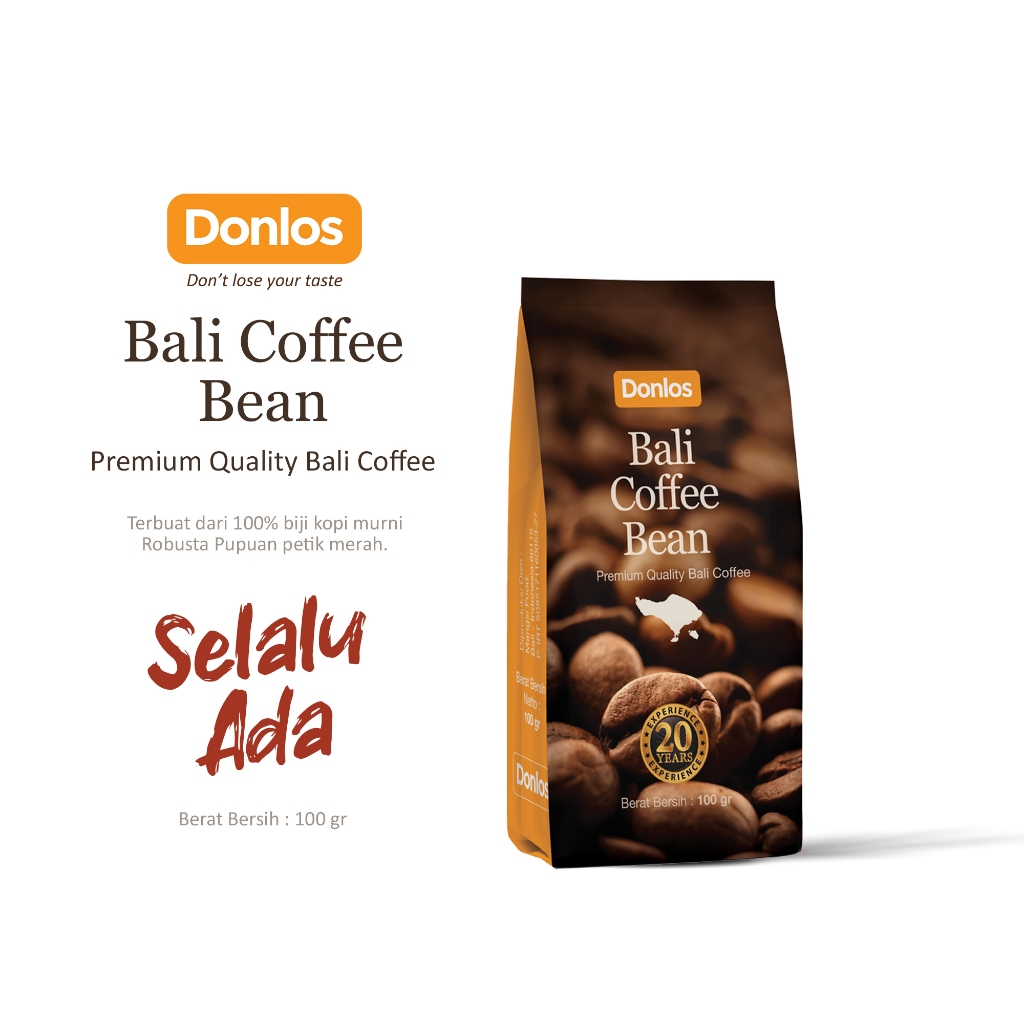 

Donlos Coffee Bali Bean 100 gram