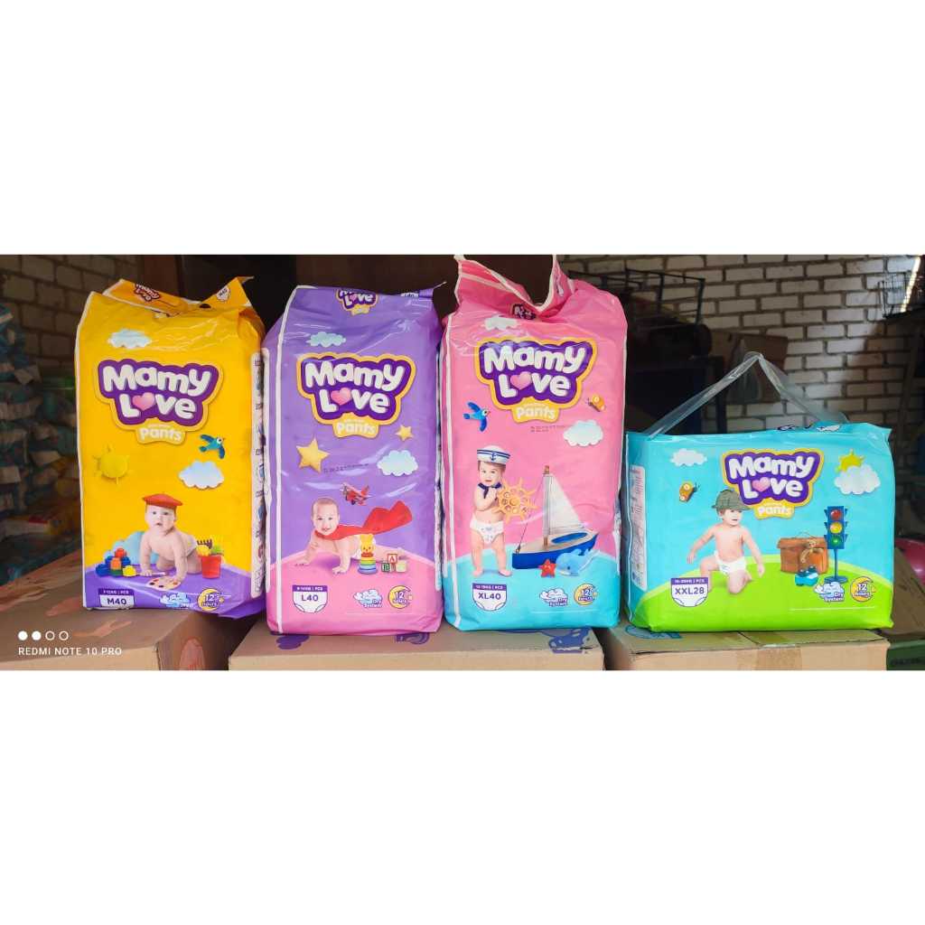 Mamylove mamy love baby diapers pants M40 L40 XL40 XXL28