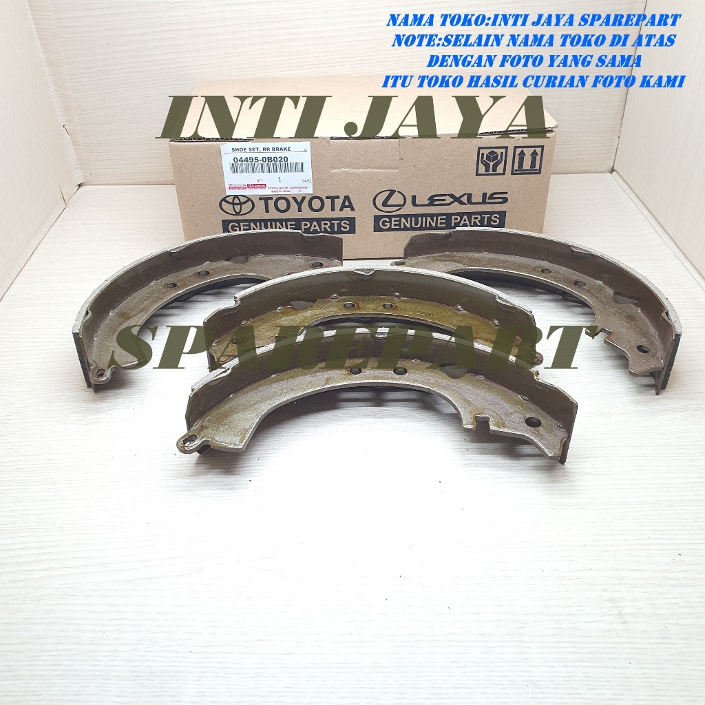 KAMPAS REM BELAKANG BRAKE SHOE TOYOTA KIJANG 5K 7K 04495-0B020