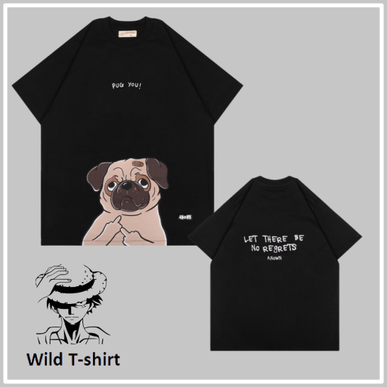[Bestselling] PUG YOU! T-SHIRT // BLACK /