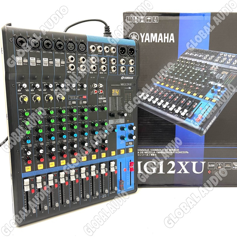 Mixer Audio YAMAHA MG 12XU 12Channel Grade A Mixer Yamaha Mg12xu Mixing 12 Mg12 xu Bagus Murah ( Bisa COD )