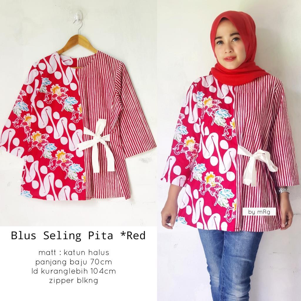 Blus Batik Seling Pita Truntum