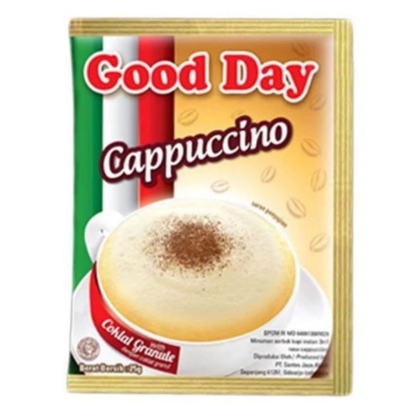 

Kopi goodday capucino, mocacino, drink beng beng, chocolatos, milo