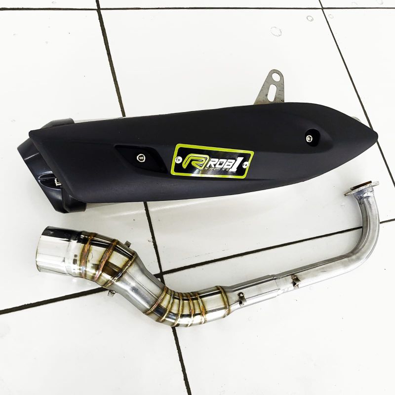 Knalpot Racing fullsistem ROB1 Nmax Aerox Vario PCX Lexi ADV