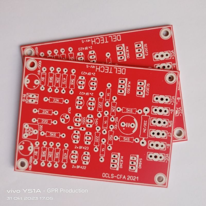 PCB DELTECH hiv-5 OCLS-CFA
