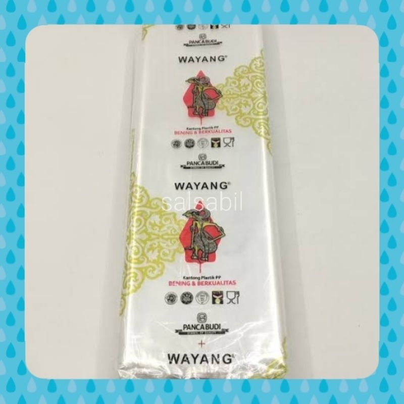 Plastik pp wayang / plastik laundry 60 x 100