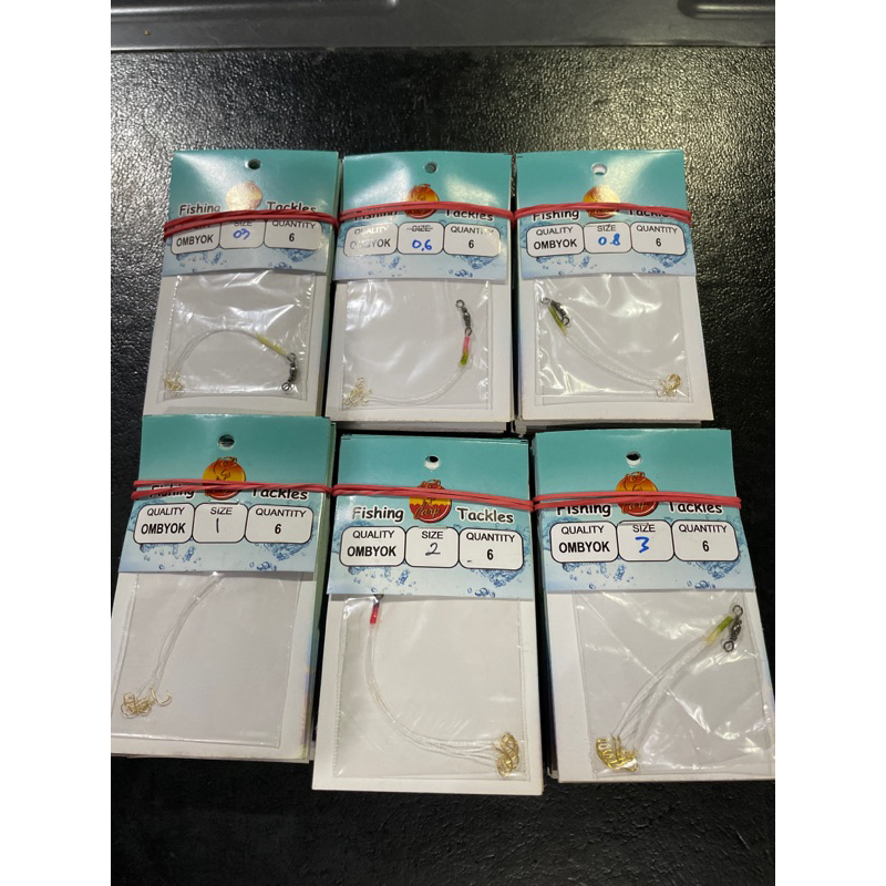 rangkaian pancing ombyok/gombyok