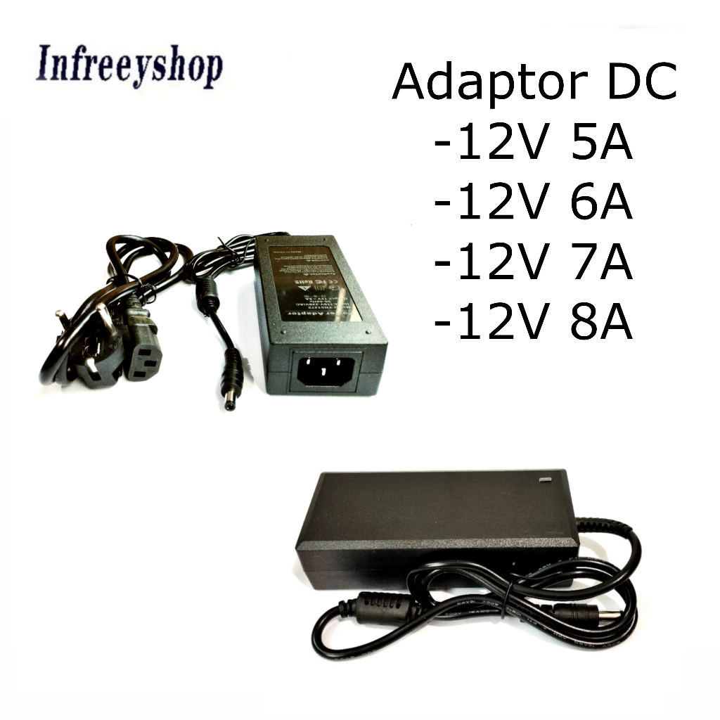 power adaptor 12V DC 5A 6A 7A 8A Adaptor pompa DC LED TRAFO