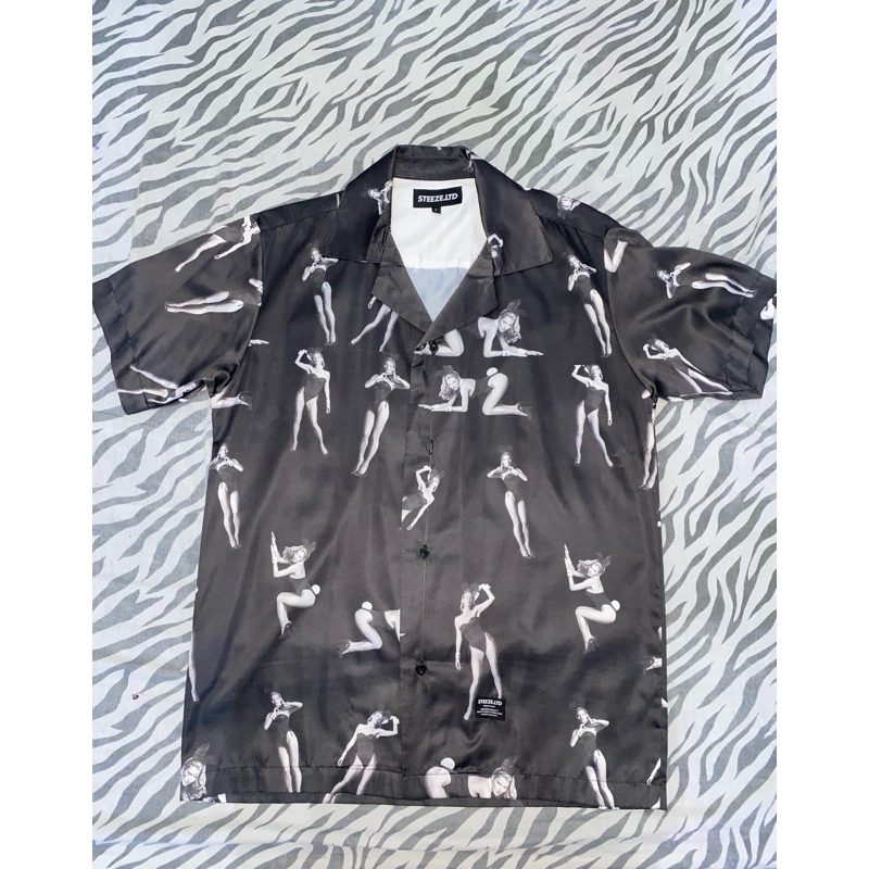 Black Bowling shirt  by STEEZE.LTD