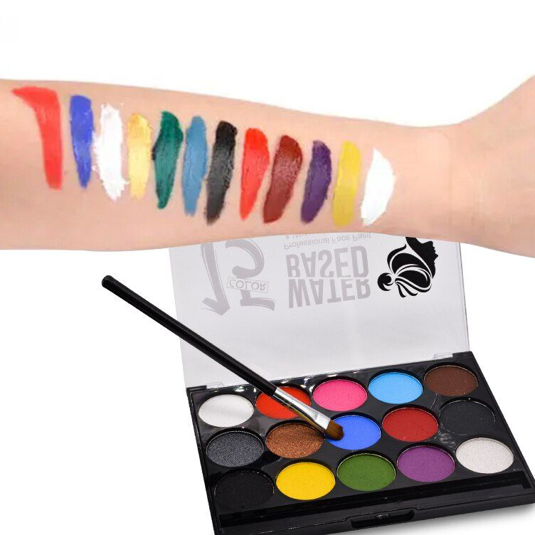 

Super Promo 15 Warna Face Body Art Paint Fluorescent Uv Face Painting Make Up Pesta Halloween Makeup Alat Kecantikan Palet Bercahaya Best Terlaris