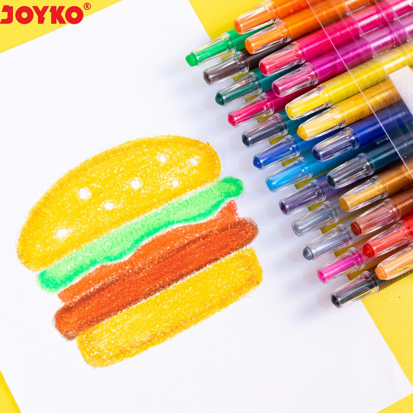 

Ready Crayon Putar Mini / Twist Crayon Joyko TWCR 24 Promo