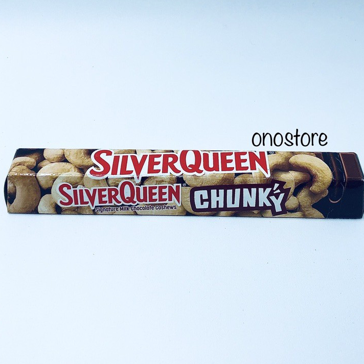 

Hot Sale Silverqueen Chunky Bar Cashew 95 gram/95 gr/95 Ready