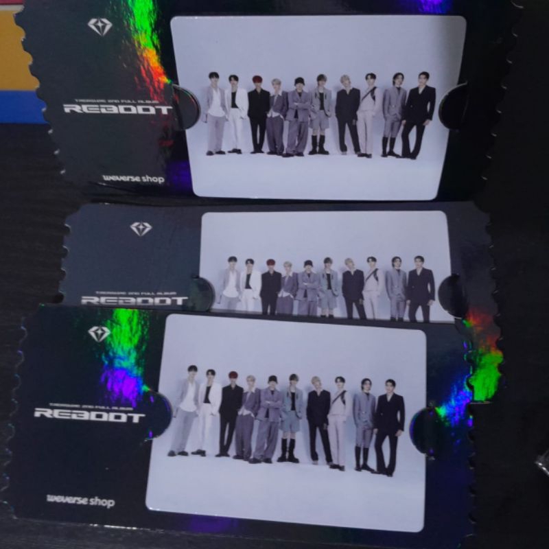 REBOOT TREASURE OFFICIAL POB WEVERSE MAGNET