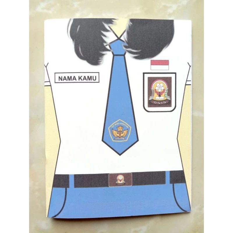 

Buku Tulis Custom Seragam Sekolah Murah (SD-SMA) Order min 2 pcs