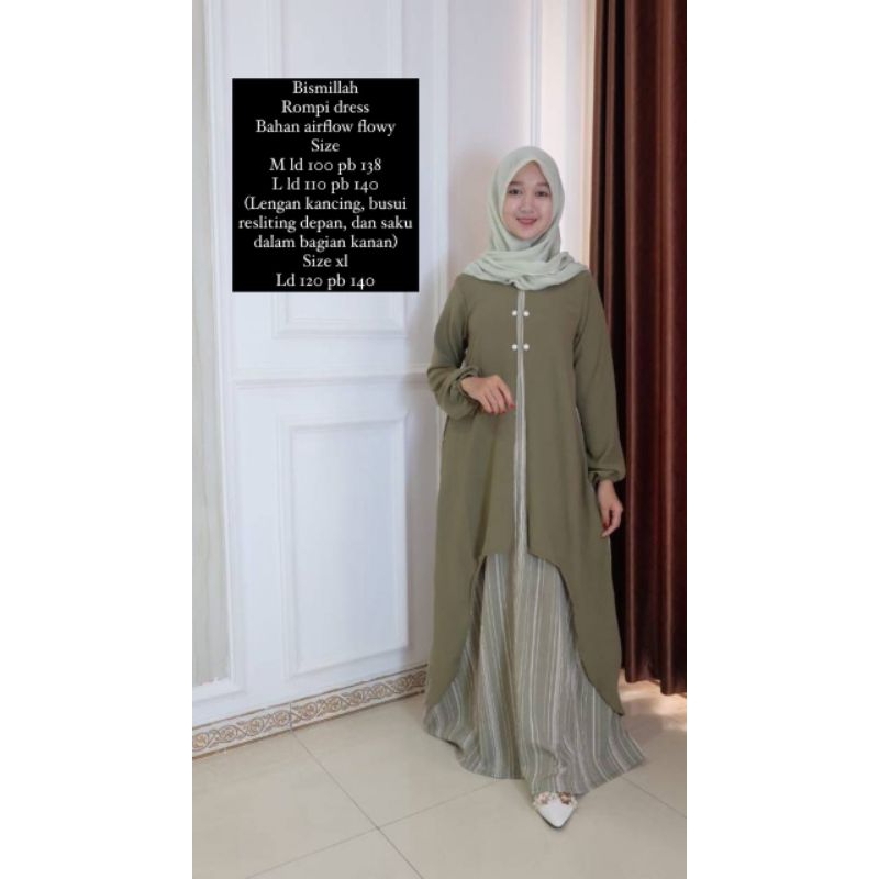 DRESS BY ZAKIYAH KAFTAN (READY)