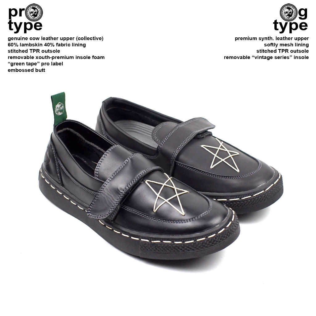 star☆ classic black - slip on xouth