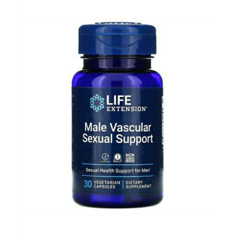 Life Extension Male Vascular Sexual Support 30 Veg Caps Pendukung Kesehatan Pembuluh Darah Seksual P