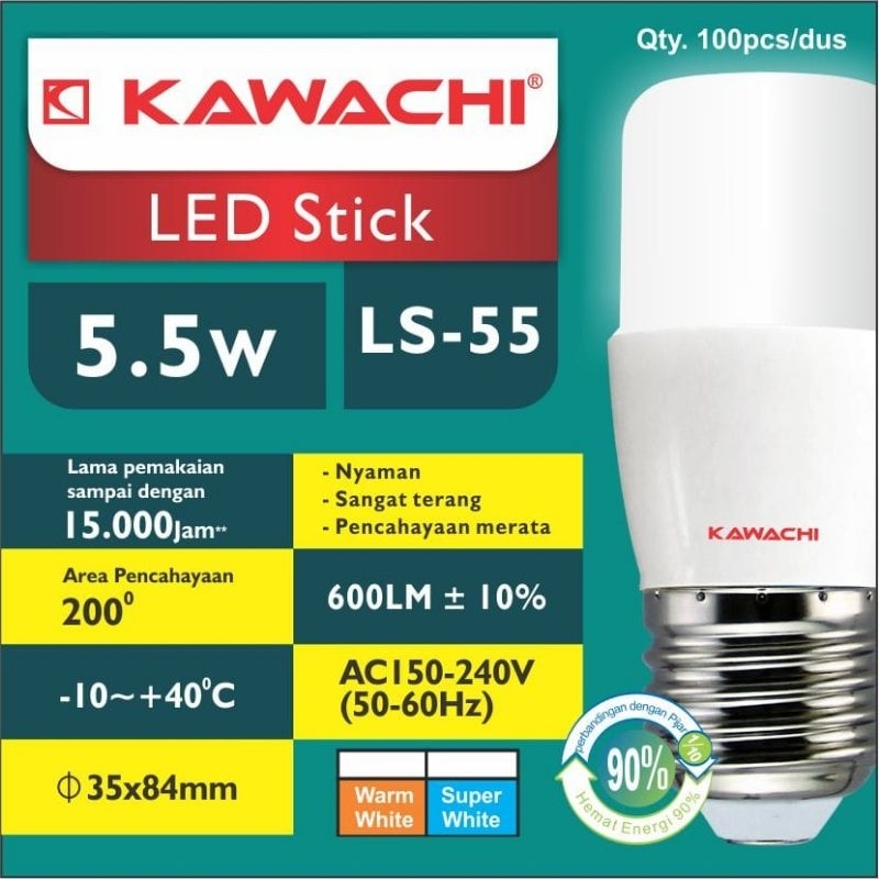 LAMPU LED STICK / POP LED 5,5WATT / KAWACHI