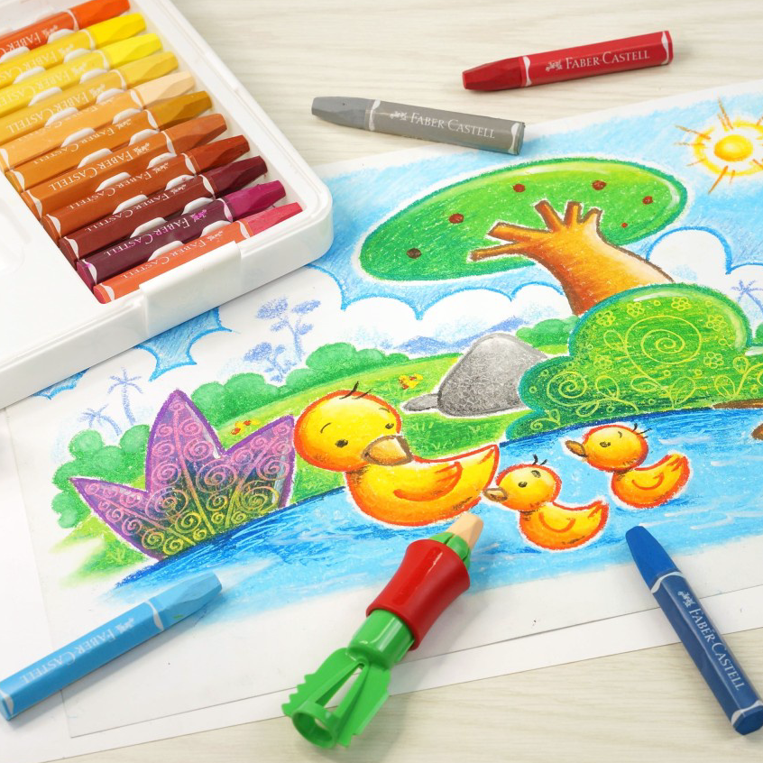 

Harga Murah Crayon / Oil Pastel Faber Castell 24 Warna
