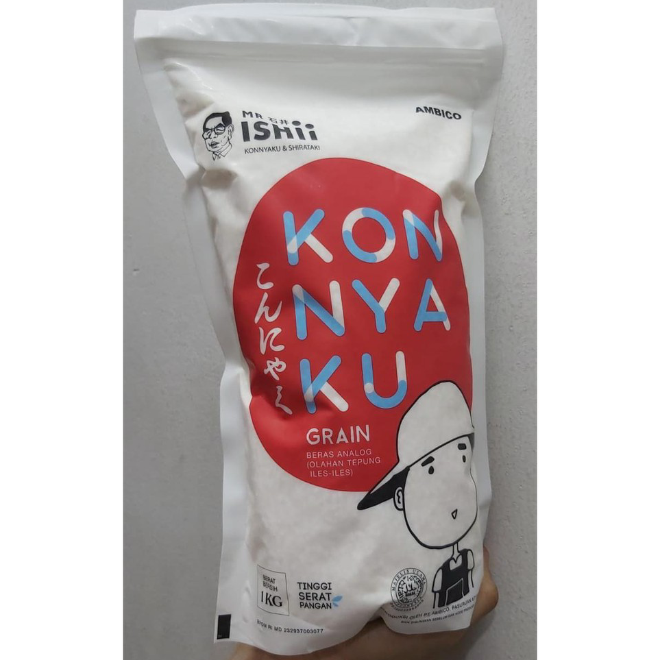 

☇✯✱ Beras Shirataki 1000 gram / 1kg (cocok untuk diet keto)