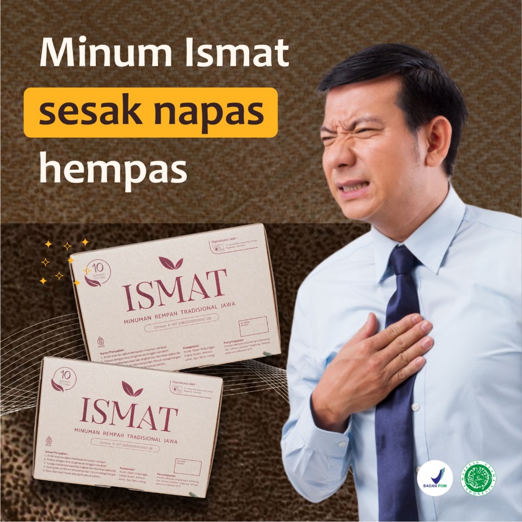 

ISMAT Minuman Rempah Obat Asma Batuk Sesak Nafas Sakit Tenggorokan Paling Ampuh Original