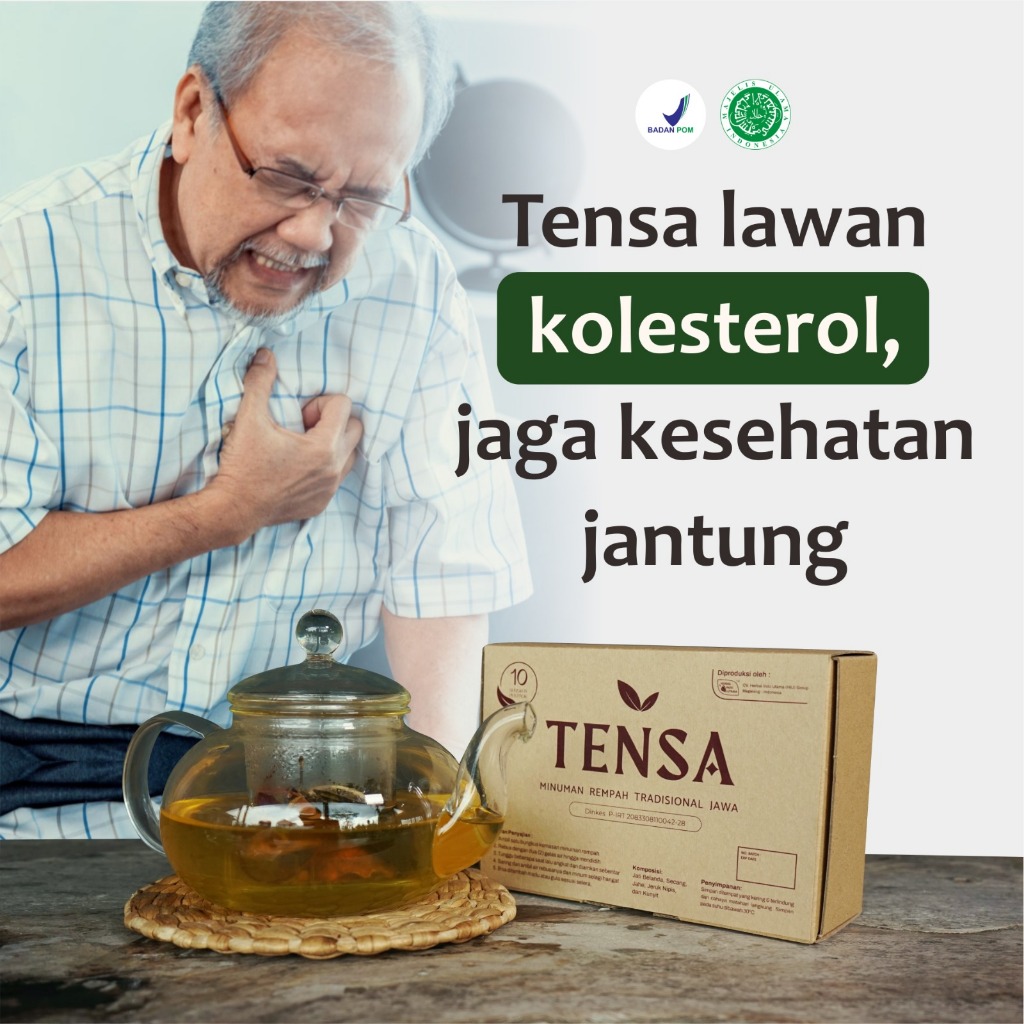 

TENSA Minuman Rempah Obat Hipertensi Darah Tinggi Kolesterol Jantung Herbal Ampuh
