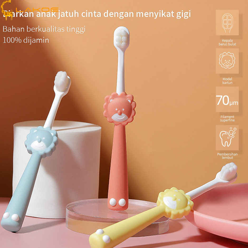 Terkini LAKOE INDONESIA Sikat Gigi Anak Lucu Kids Toothbrush 1 Pcs