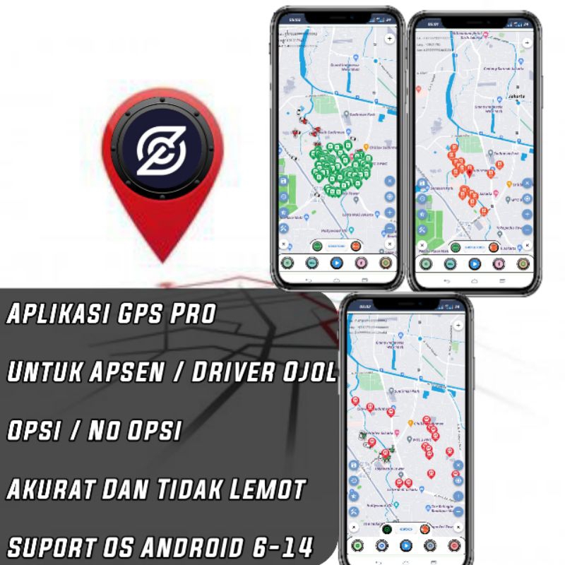 Aplikasi Gps Pro Untuk Apsen / Driver Ojol