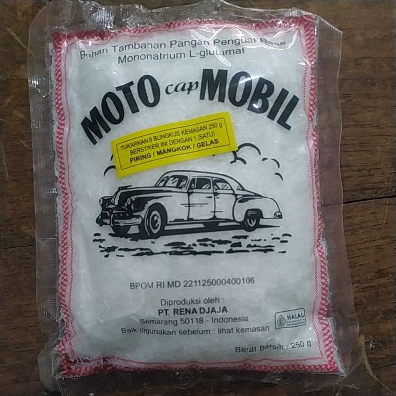 

Moto Cap Mobil (Penyedap Rasa) 250 gram