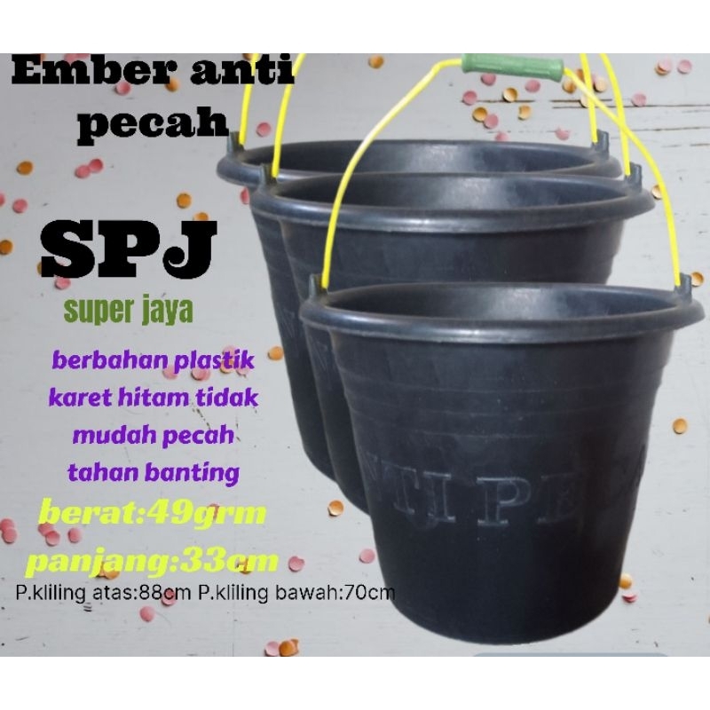 ember karet ember cangking karet hitam bak karet hitam gantilan ember cangking bak tebel bak hitam b