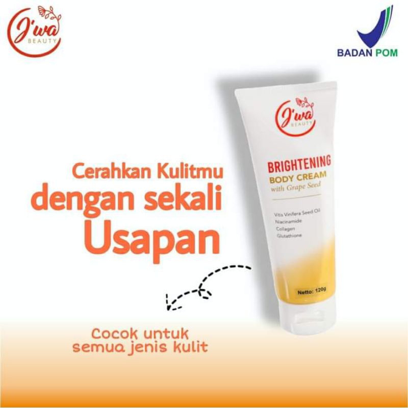 Jiwa Beauty Body Cream 120g
