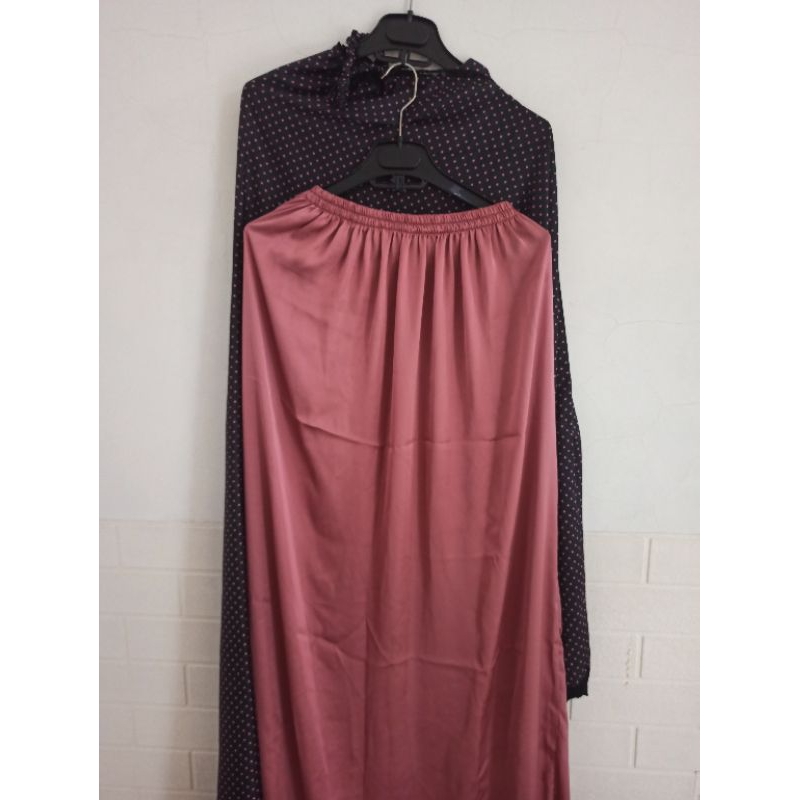 mukena silk preloved