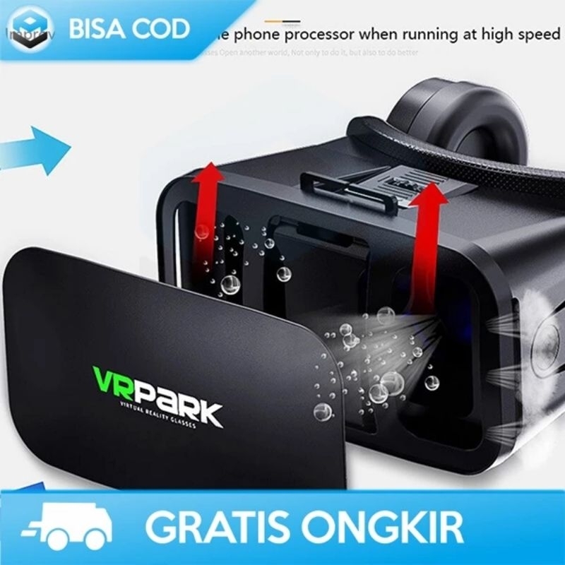VR BOX VIRTUAL REALITY 3D DI LENGKAPI HEADPHONE TAFFWARE J20 6 INCH ORI