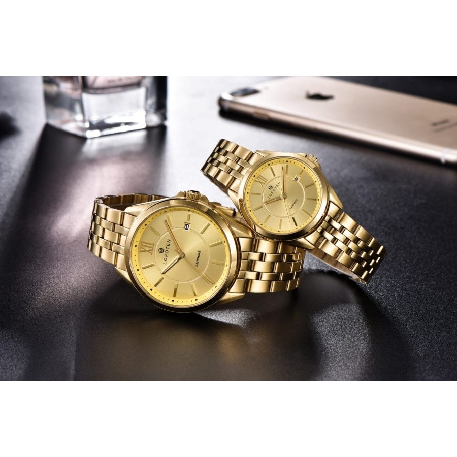Original 100% LOFOTEN 8102
F-8102 M/L Sapphire Jam Tangan Couple Garansi Resmi 1 Tahun