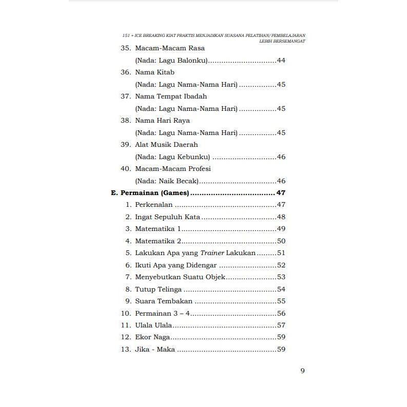 H3T Buku 151 + ICE BREAKING KIAT PRAKTIS MENJADIKAN SUASANA PELATIHAN