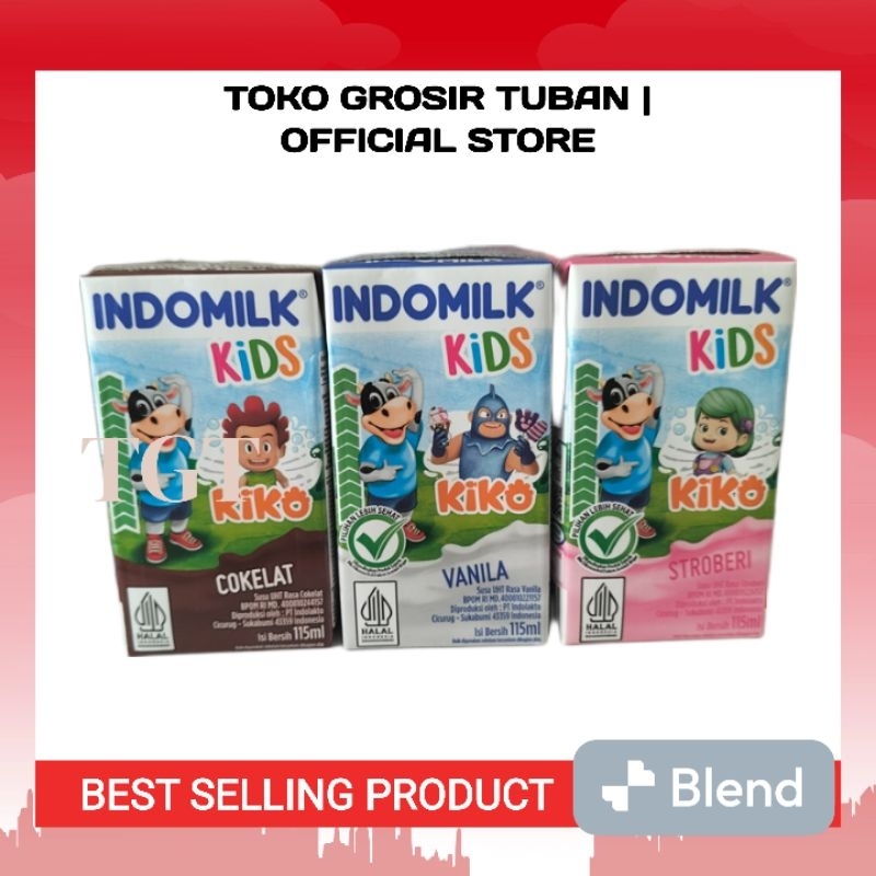 

(5PCS) INDOMILK KIDS SUSU UHT 115M COKLAT VANILA STRAWBERRY