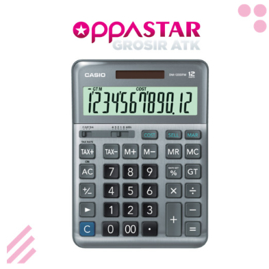 

Casio Calculator DM 1200FM Kalkulator Dagang Layar Besar 12 digit